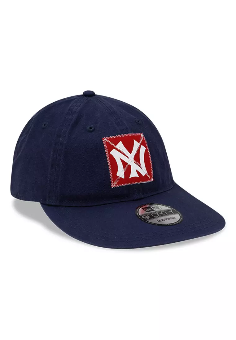 Ralph Lauren (ONLINE EXCLUSIVE) New York Yankees Navy 9FORTY Long Bill Adjustable Cap