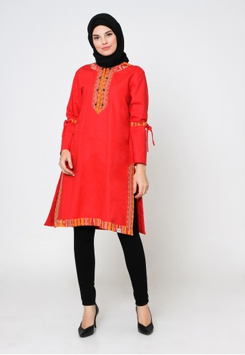 Clover Clothing Mayala Red Tunic