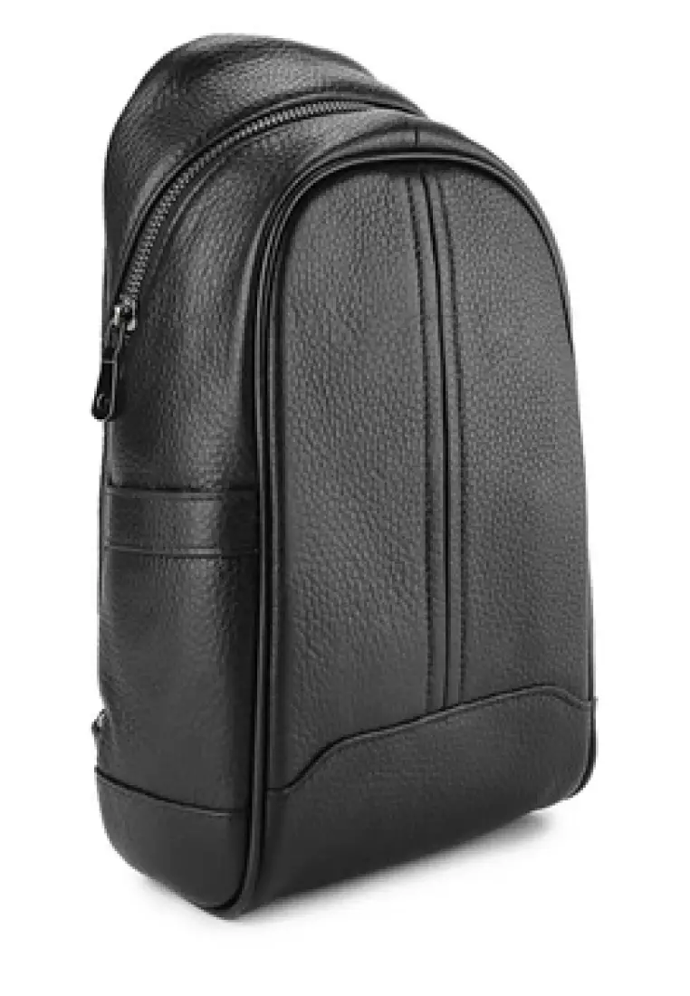 Pierre Cardin Tas Selempang Body Bag Pria Kulit 0112830701BLA