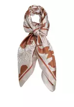 Coccinelle Floral Monogram Foulard Scarf 2025 | Buy