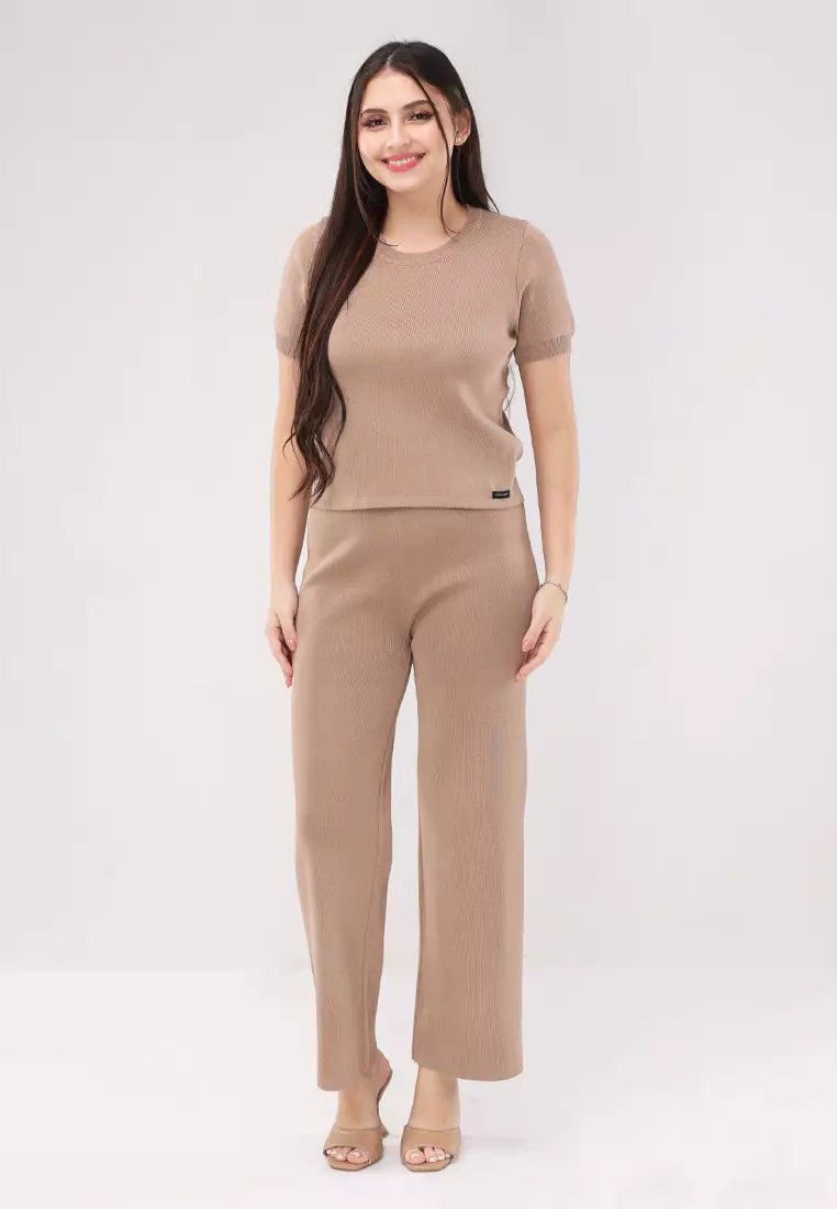 Plain Knitted Short Sleeves