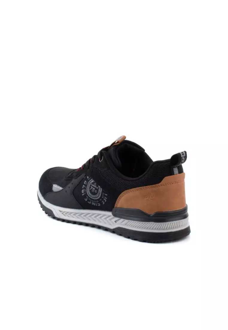 Mens black mesh sneakers store