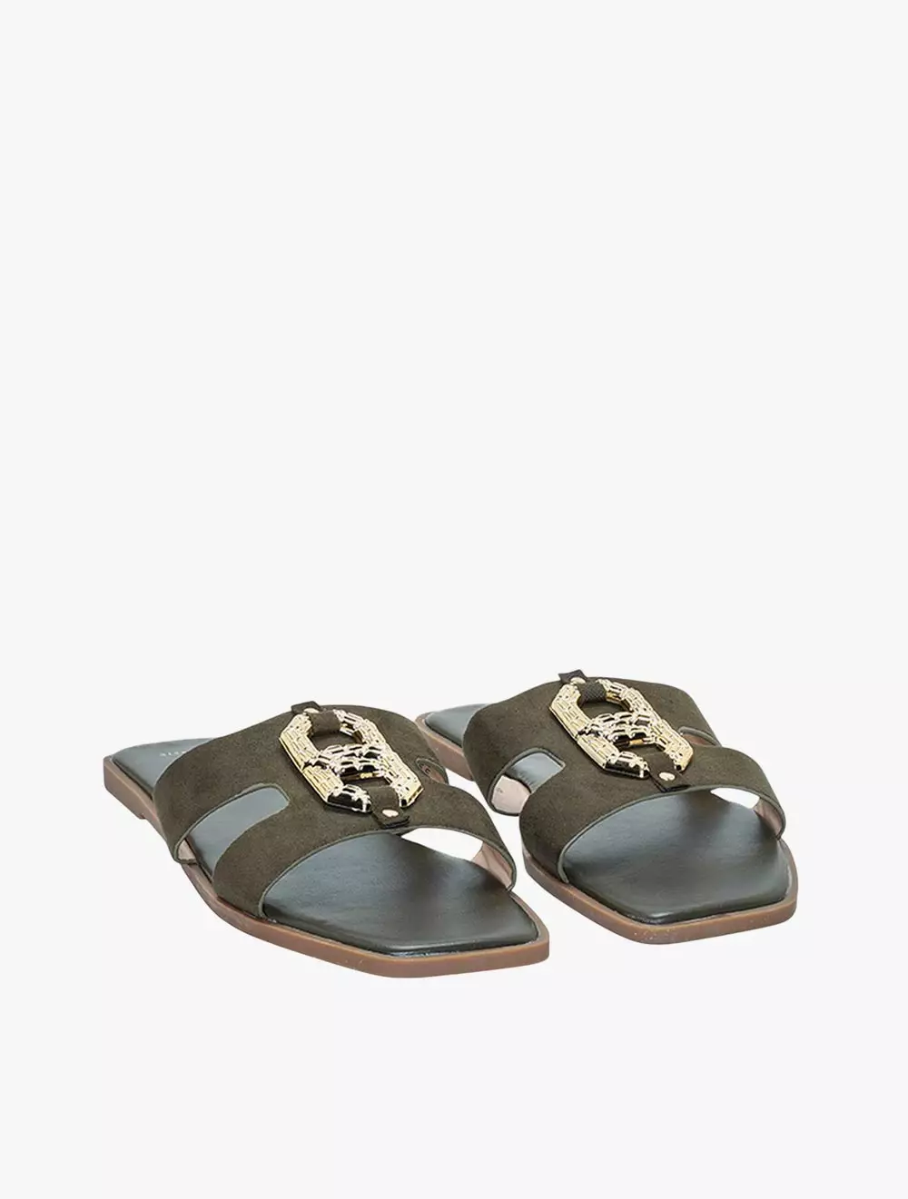Payless Chrissie Womens Palma Sandals - Green_05