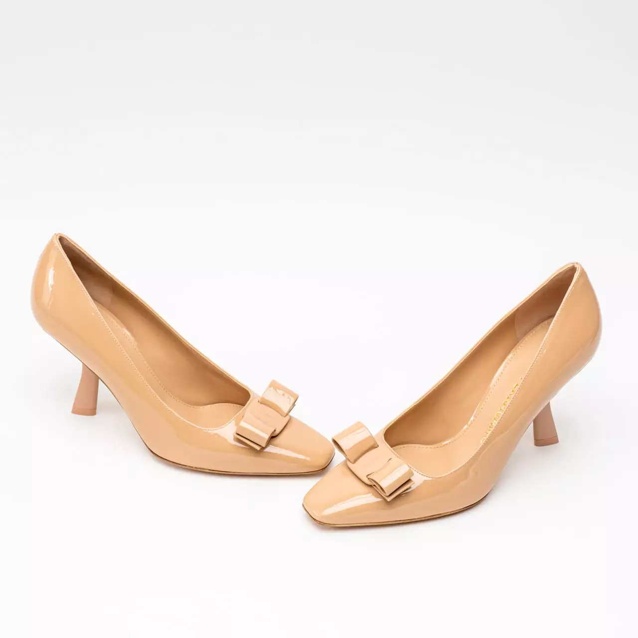 [4.4PRIL KEJUTAN HARGA] Vara Bow 85 Patent Pumps Amaretti