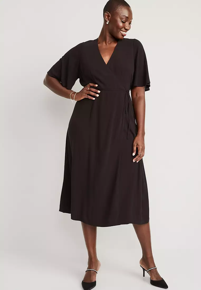 Old navy wrap dress best sale