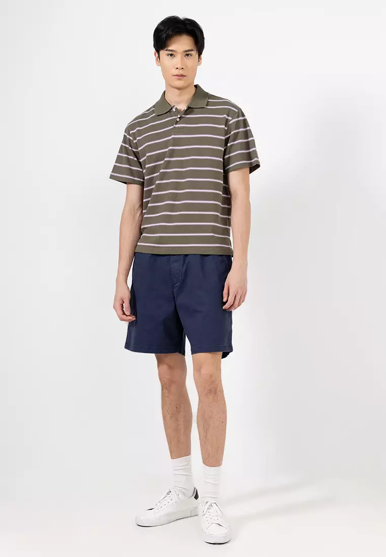 Relaxed Pique Polo Shirt