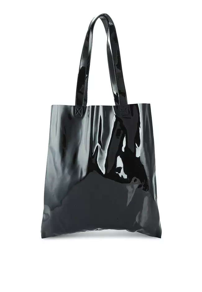 Buy Monki Patent Tote Bag Online ZALORA Malaysia