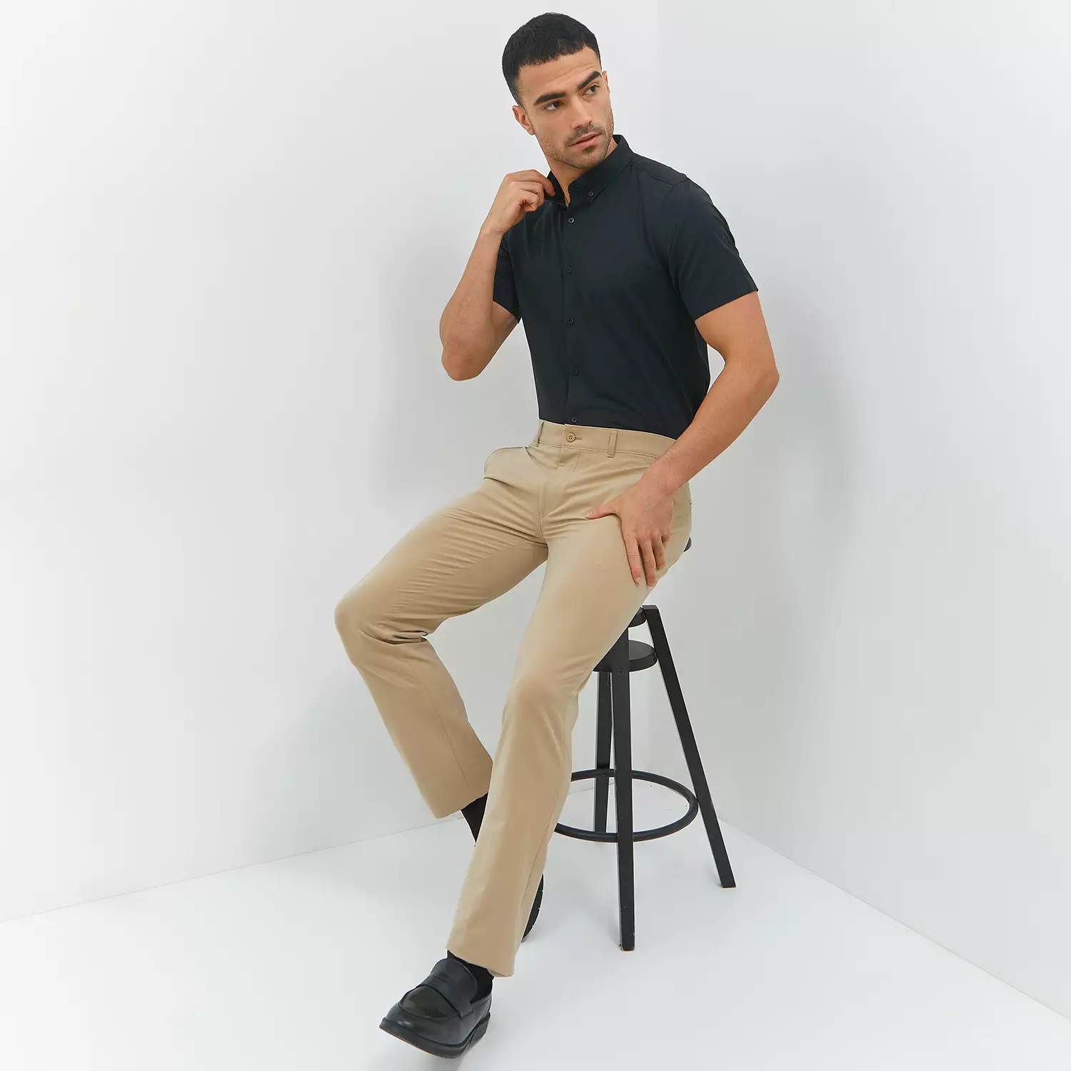 Jobb Kenzio Celana Panjang Comport Fit Beige Warna Beige