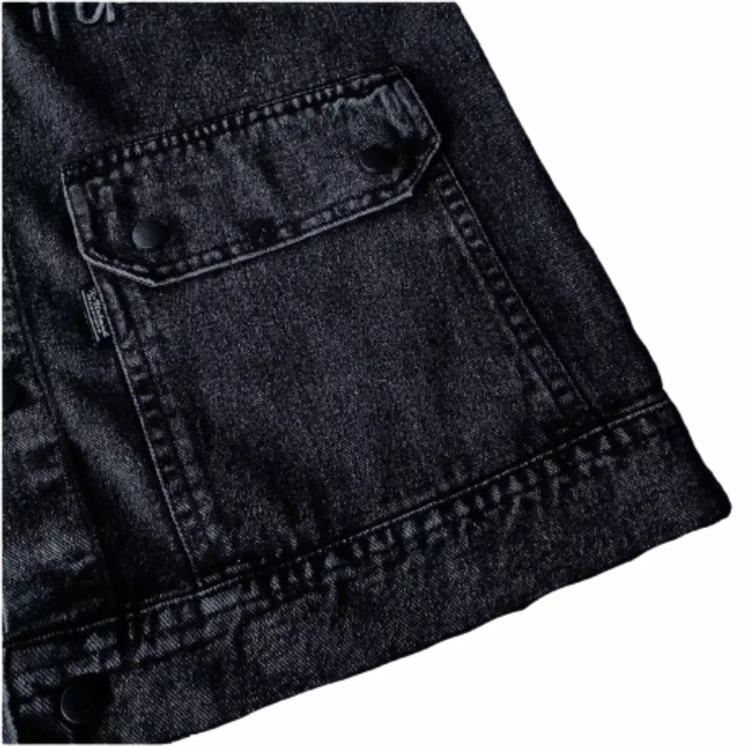 Jaket Jean's Parka Black Sandwash