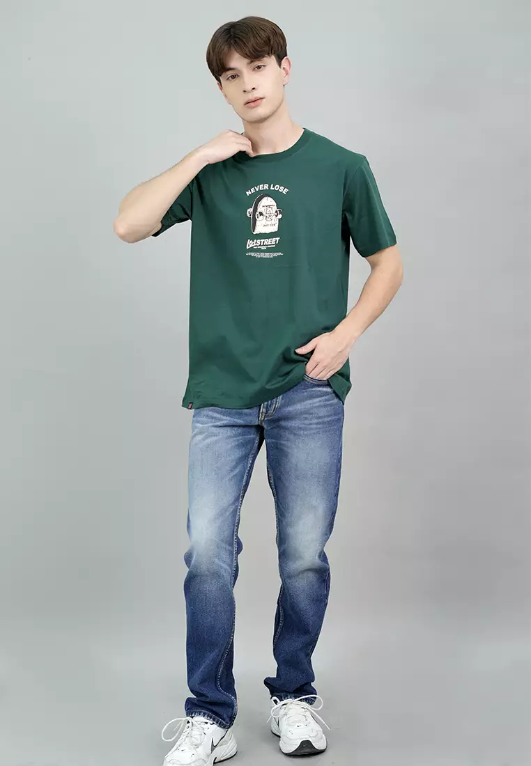 LGS Street - Kaos - Streetwear - Hijau - Unisex - ST.30.H094.032.C