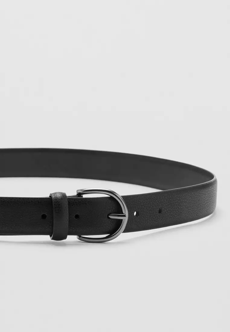 Pebbled Leather Belt