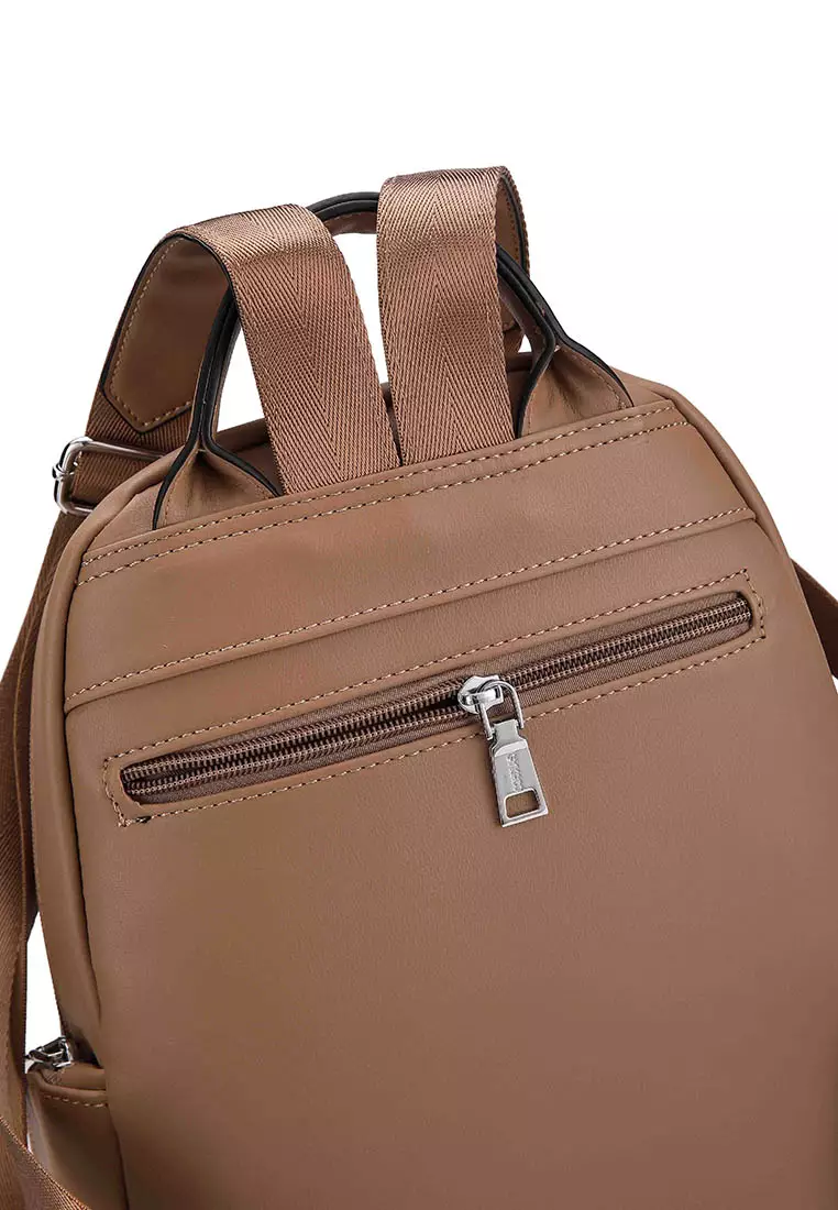 GYKACO ALMA Khaki- Tas Ransel Wanita - Fashion Backpack (IMPORT)