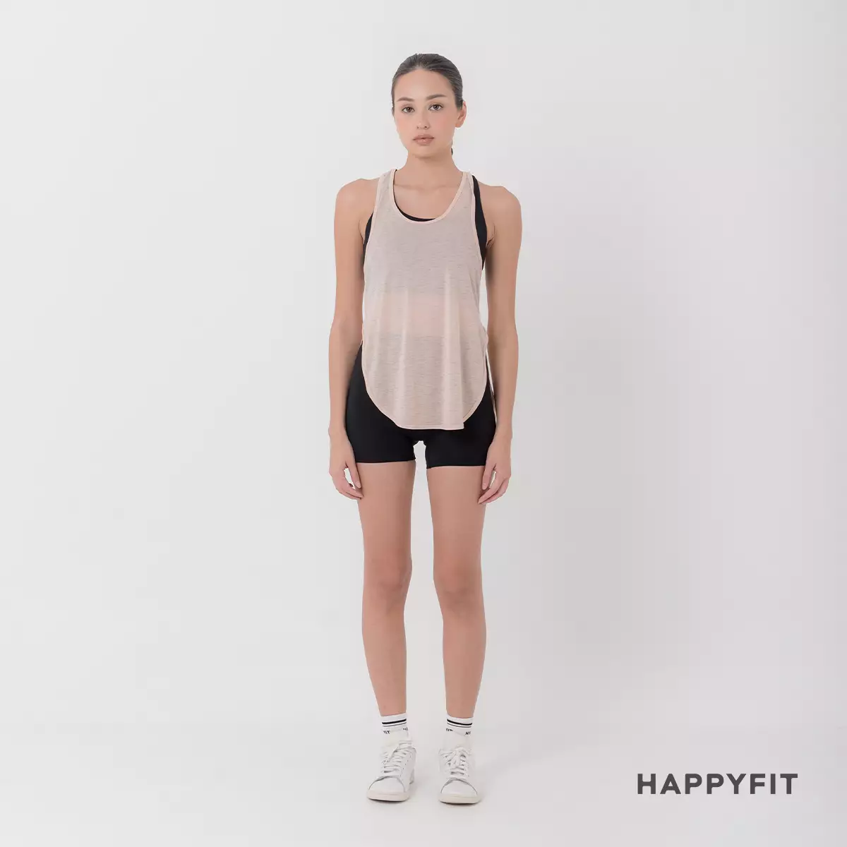 HAPPYFIT 2 in 1 Style Tank Top Pink