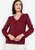 ZALORA WORK red Lace Trim Blouse 2ECE0AAB0FCE1AGS_1