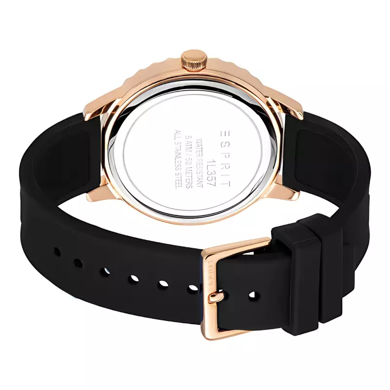 Jam Tangan Wanita ESPRIT Black Dial ES1L357P0255 Original
