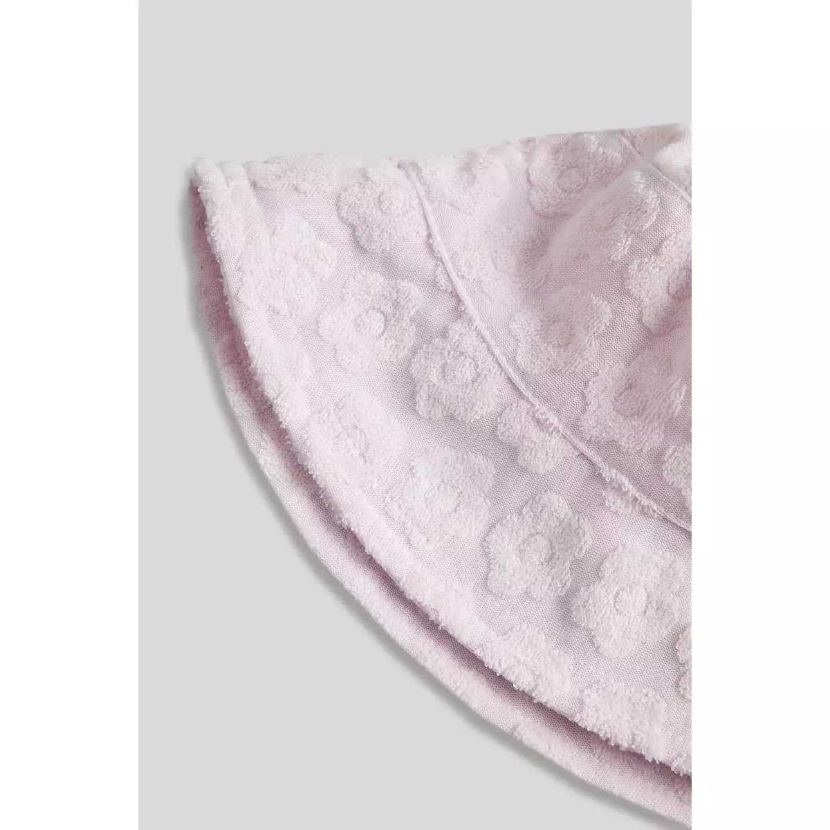 Mothercare Pink Flower Towelling UPF50+ Sun Hat - Topi Anak Perempuan (Pink)