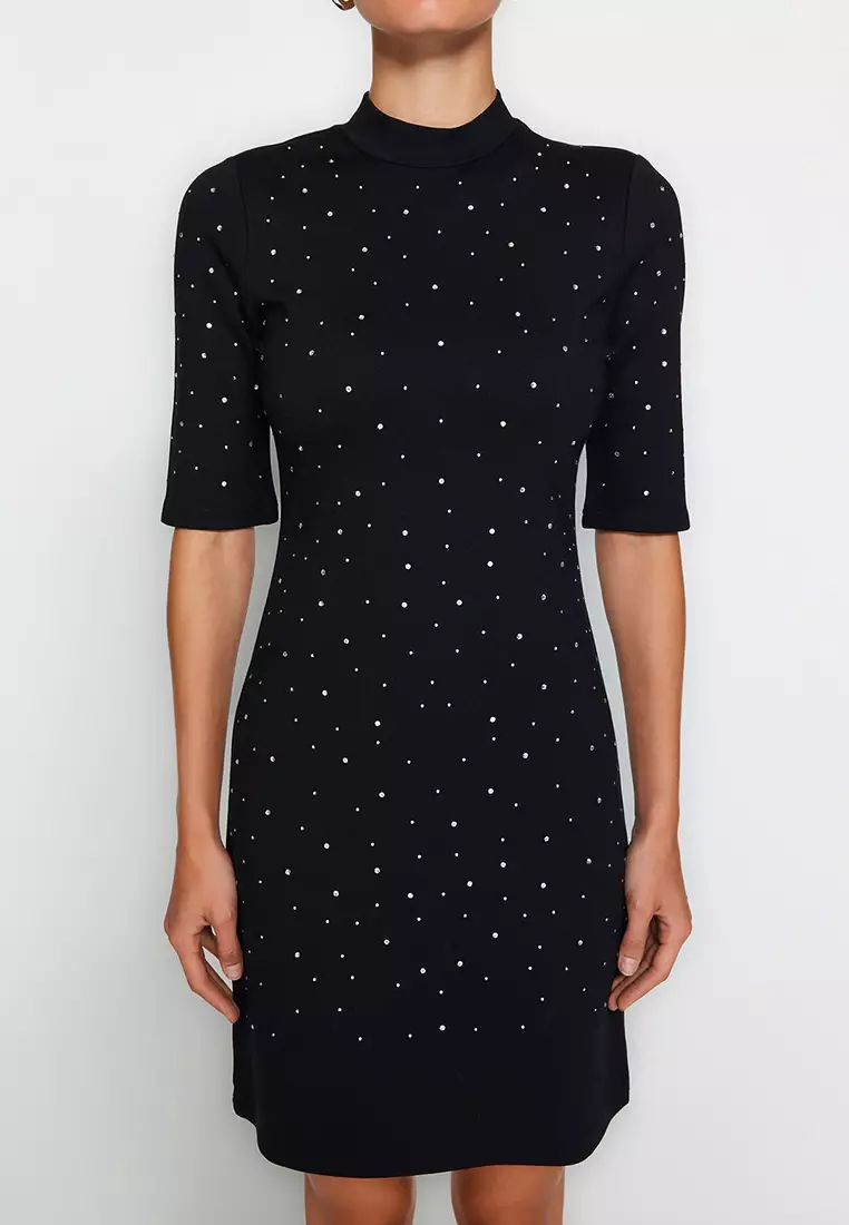 Crystals Embellished Dress