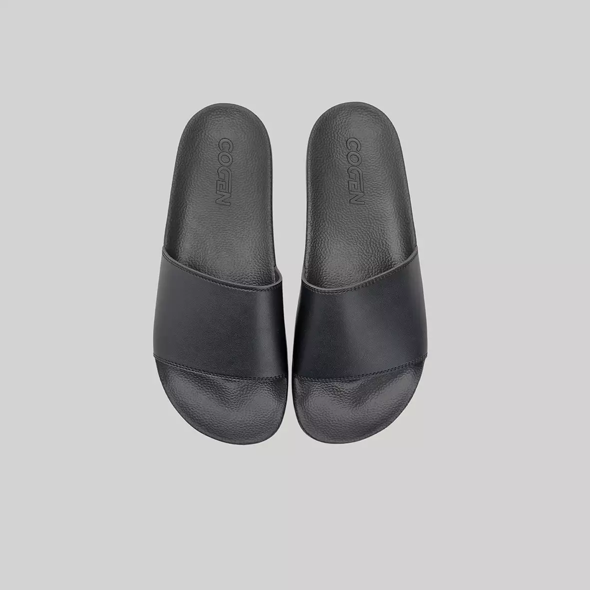 Cogen Sandal Pria Sendal Slop OPAL Series Original Hitam - Midnight