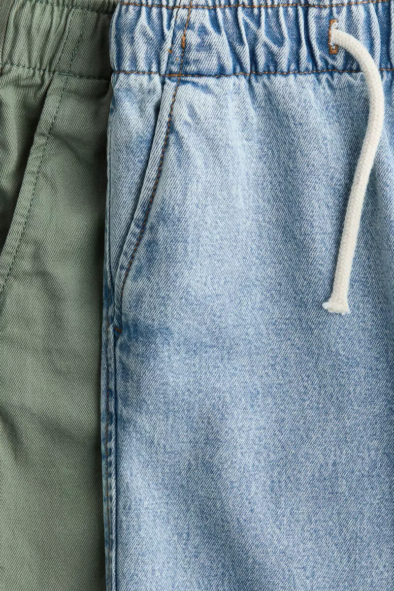 2-pack cotton joggers