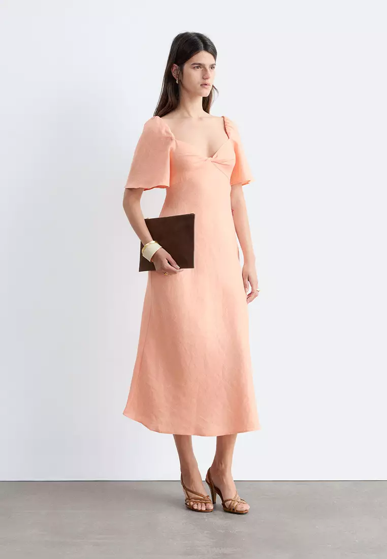 Linen Midi Dress