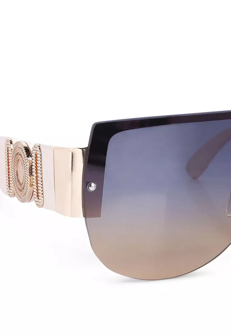 black and gold chanel sunglasses