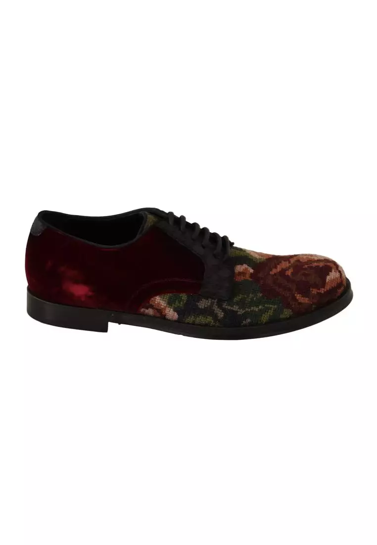 Dolce & Gabbana Dolce & Gabbana Red RUNWAY Baroque Embroidery
