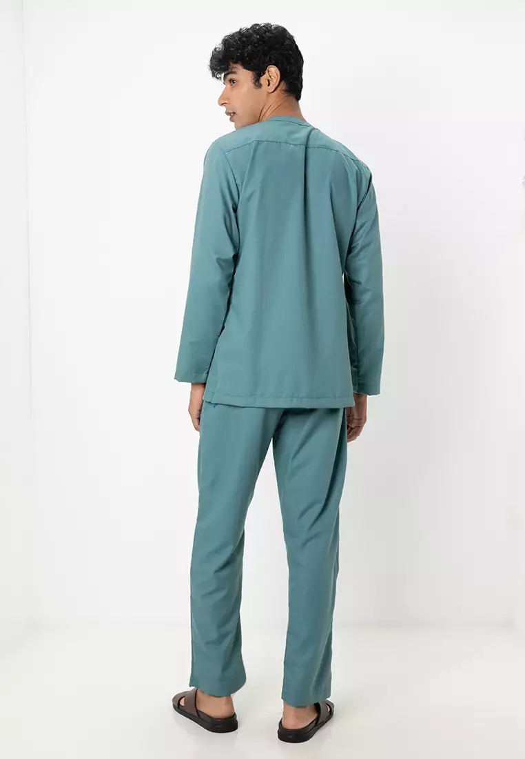 JASPAR 鈕扣領現代Baju Melayu套裝