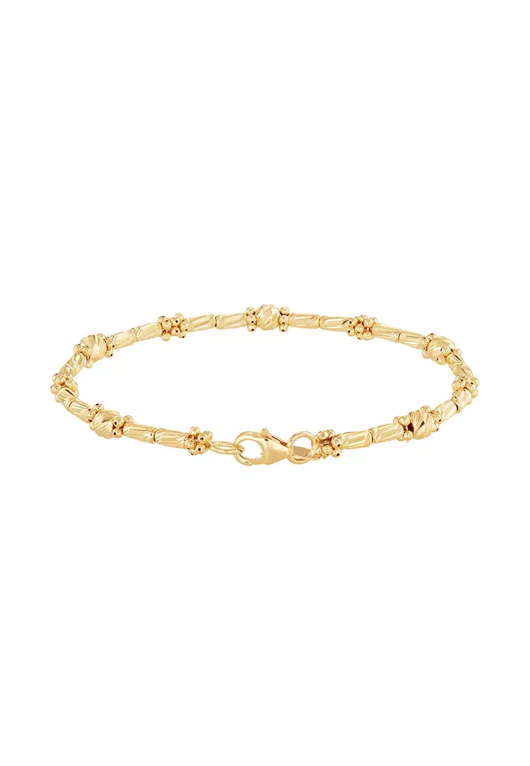 Gold bangle hot sale with chain