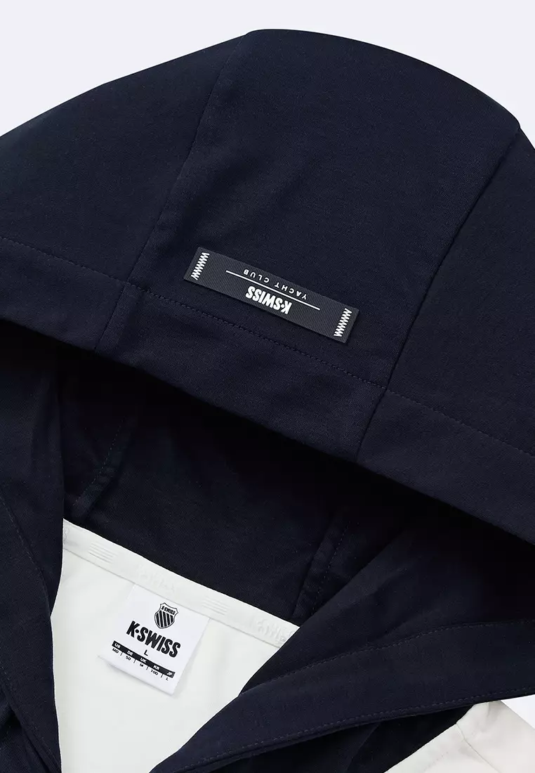 男裝 LOGO BLOCKCORE拼色短袖連帽外套