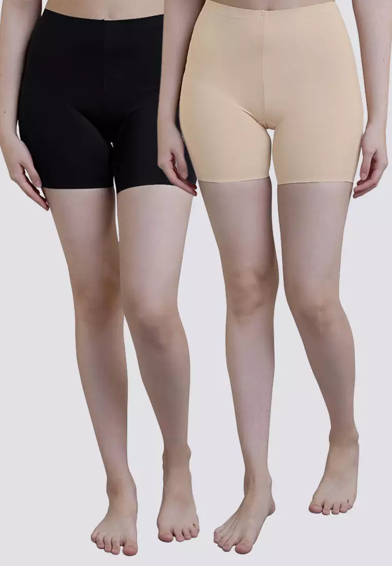 Buy Sassa Classic Curves 2-in-1 Pack Slip Shorts Women Underwear 2024  Online