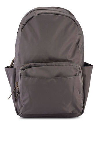 NUVEAU 灰色 Premium Nylon Backpack B537DACFC72B65GS_1