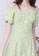 HAPPY FRIDAYS green Romantic Floral Print Off Shoulder Dress JW VY-WLY3003 22371AAAF6EC02GS_7