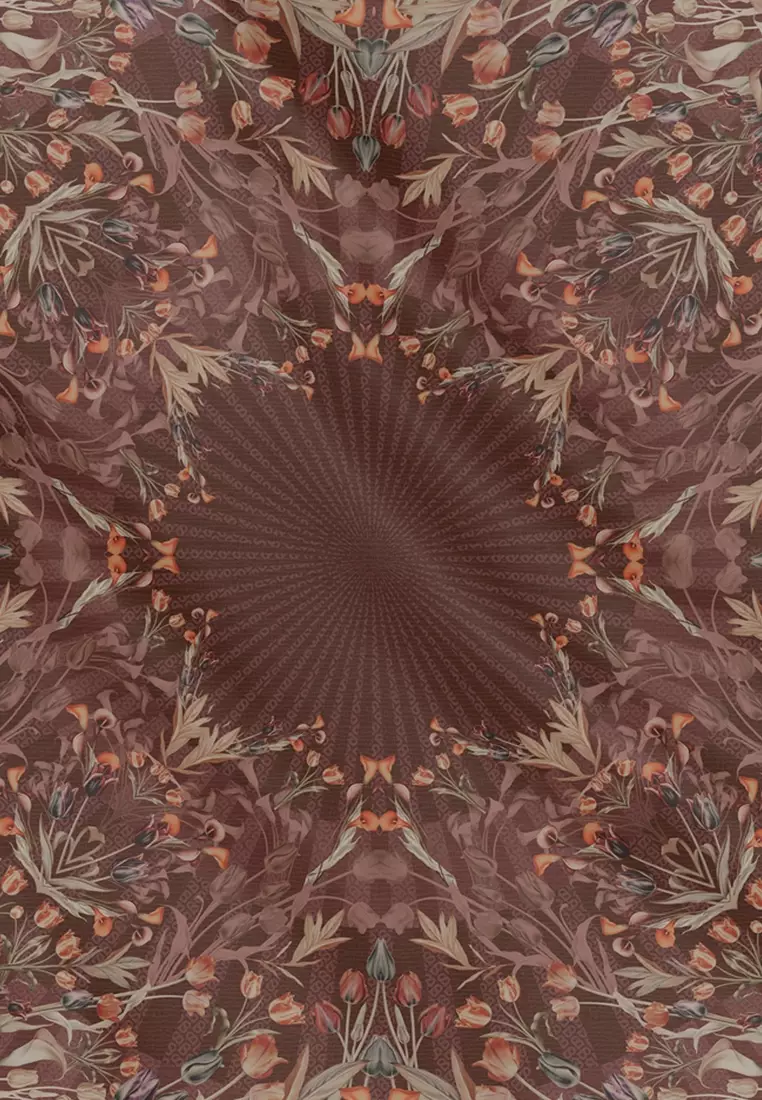 Tulip Satin Square - Mahogany