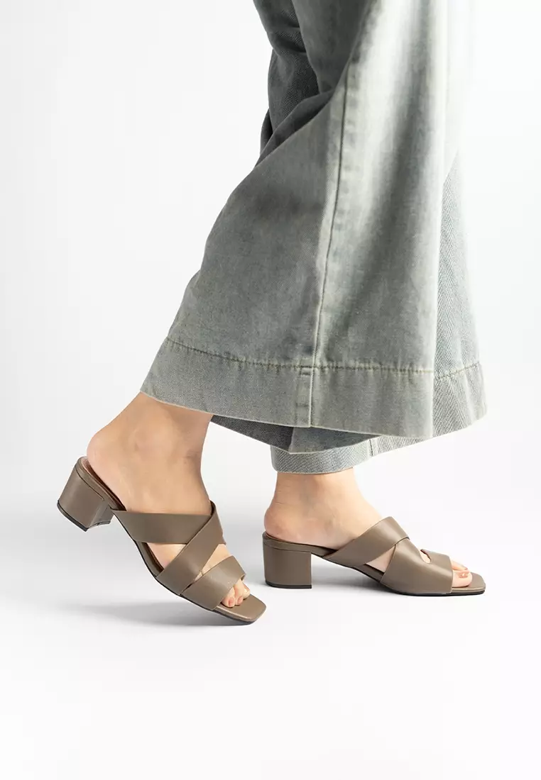 Jessica Mid Heel Mules