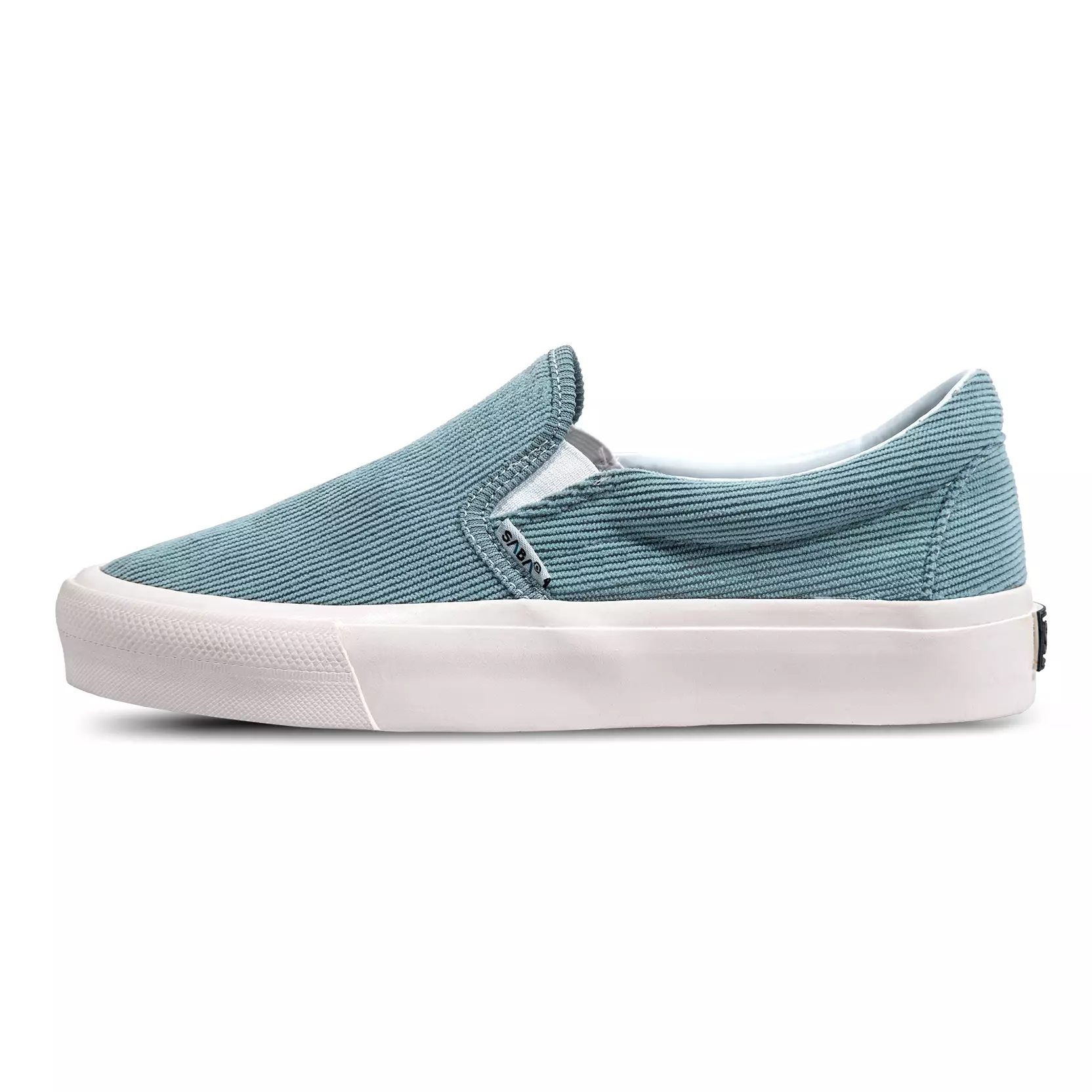 SABA Corduroy Slip On Blue White - Sepatu Sneakers Casual Pria Wanita CRD 51