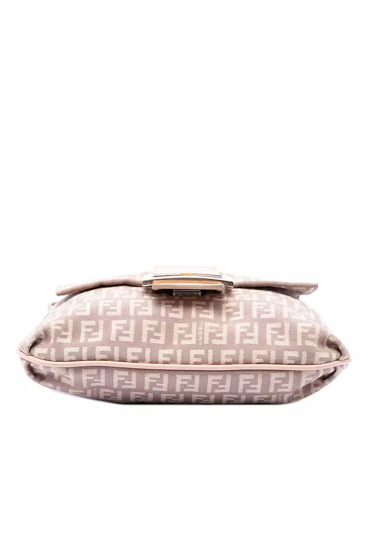 Pre-Loved Fendi Zucchino Canvas Crossbody