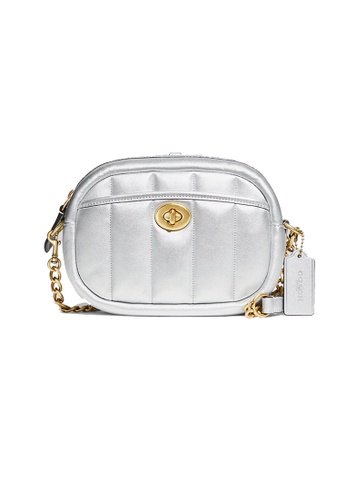 Buy COACH Coach Small Camera Bag With Quilting Metallic Silver C6618 2023  Online | ZALORA Singapore