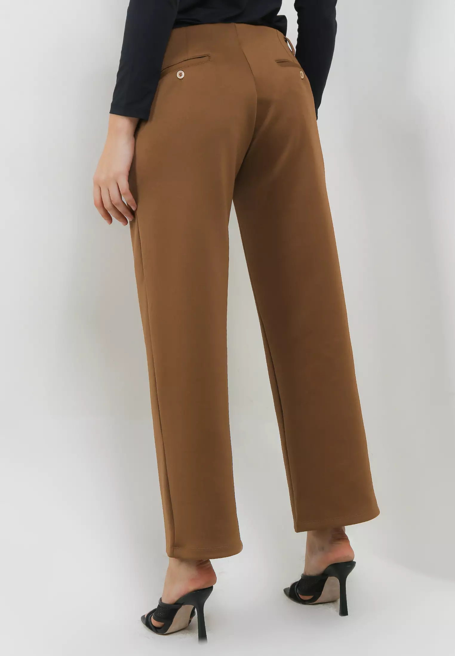 MFMW Lienlien Celana Panjang Kulot Coklat