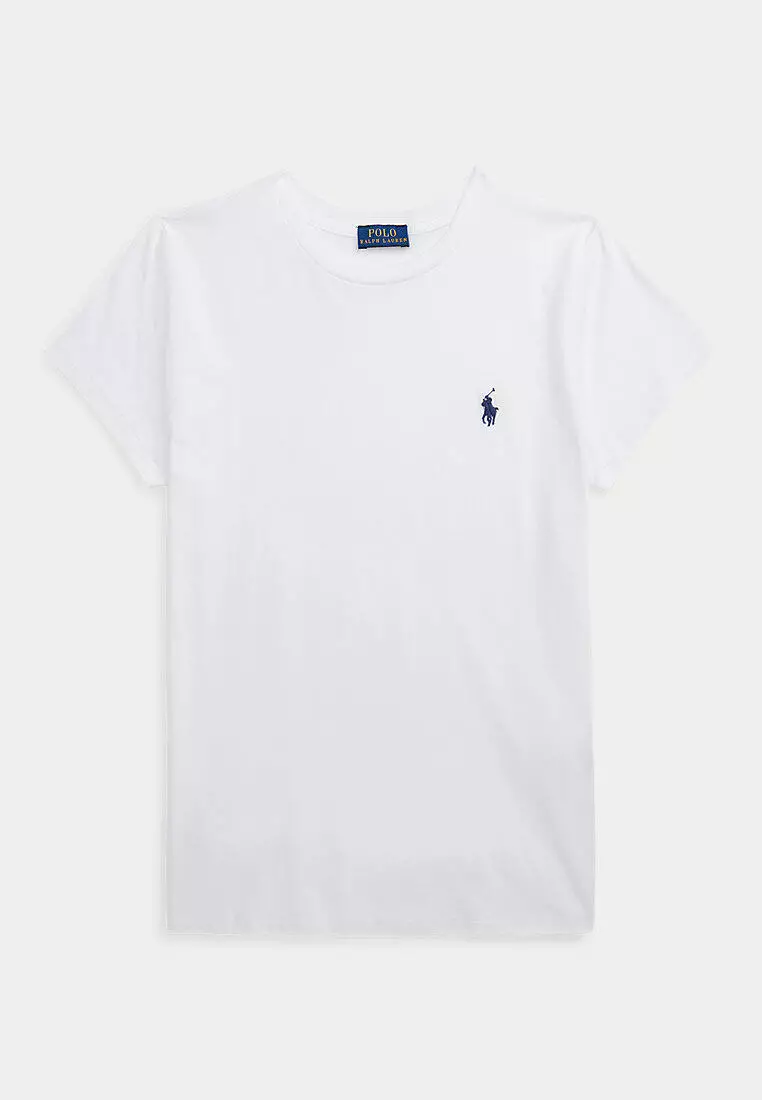Cotton Jersey Crewneck Tee