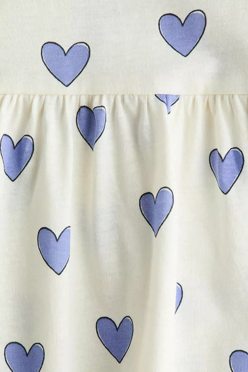 Printed cotton dress