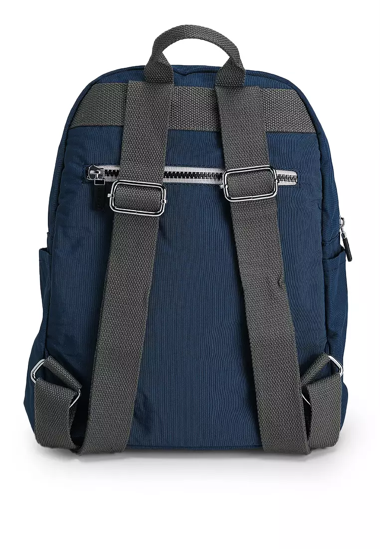 Colour Block Nylon Small Backpack