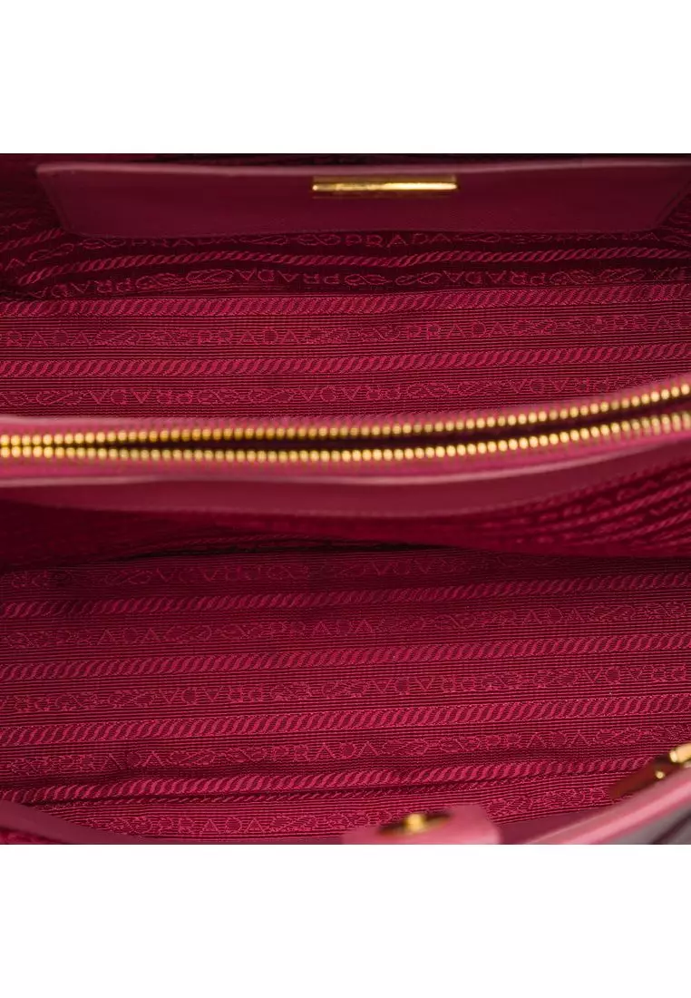 Pre-Loved Prada Large Saffiano Lux Open Promenade Satchel