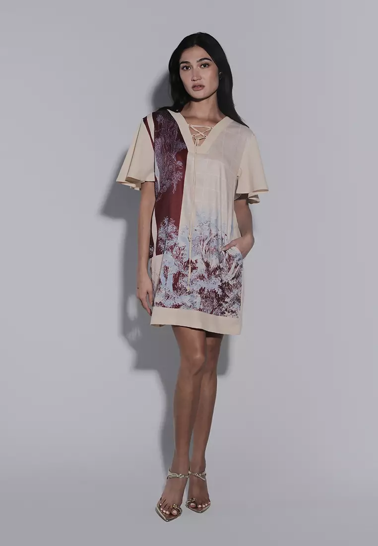 Holiday 2025 Islander Short Sleeve Dress#