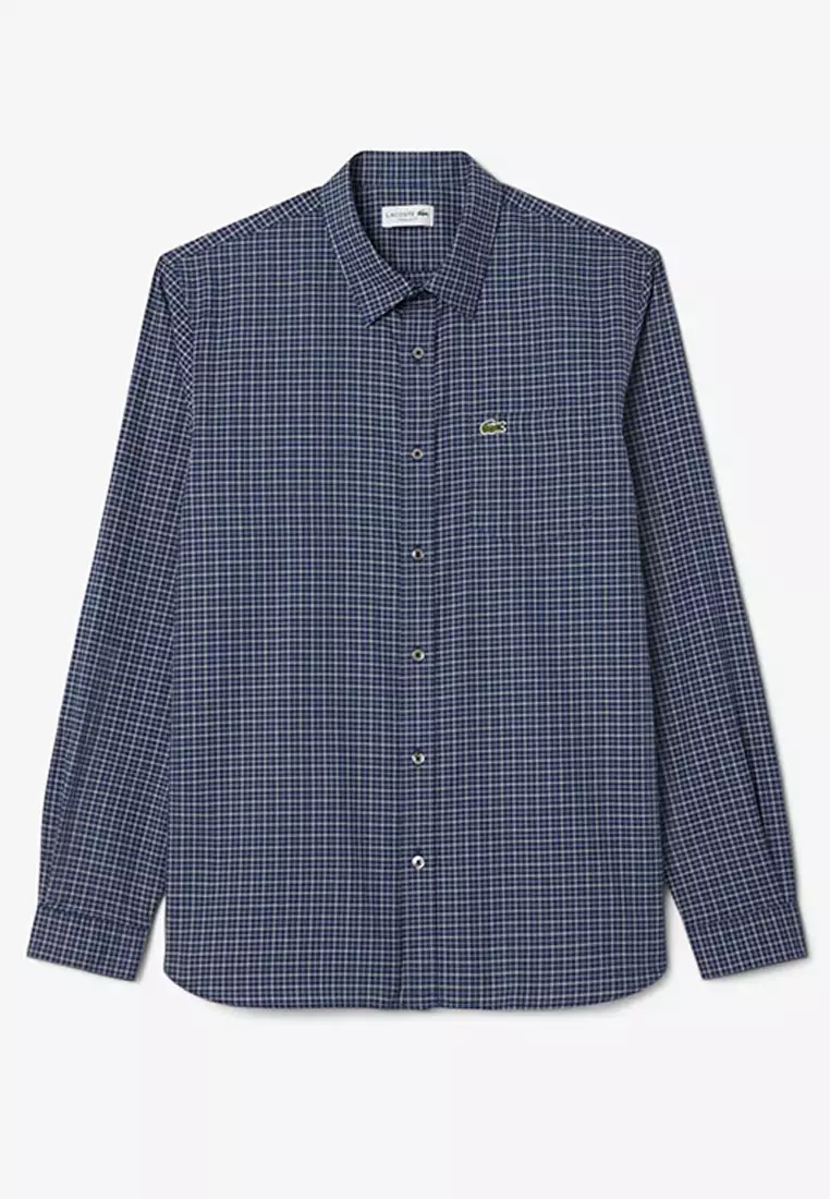 Regular Fit Plaid Flannel Shirt