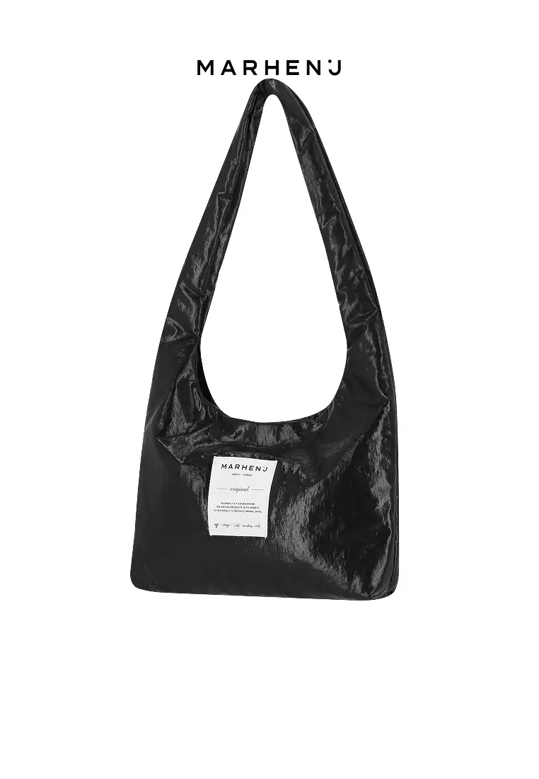 DEW Nylon Shoulder Bag Black