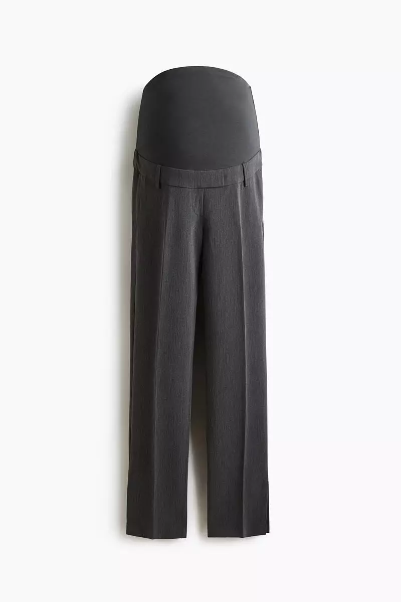 MAMA Slit-hem trousers