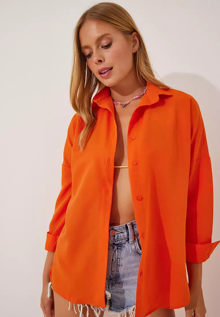 Oversize Long Basic Shirt