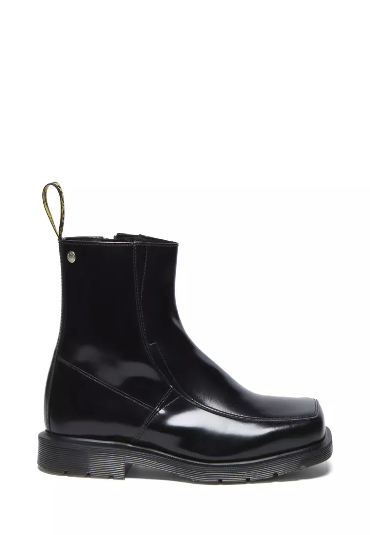 Discount on Dr. Martens  shoes - SKU: Durrow Zip Buttero Leather Black Boots Women