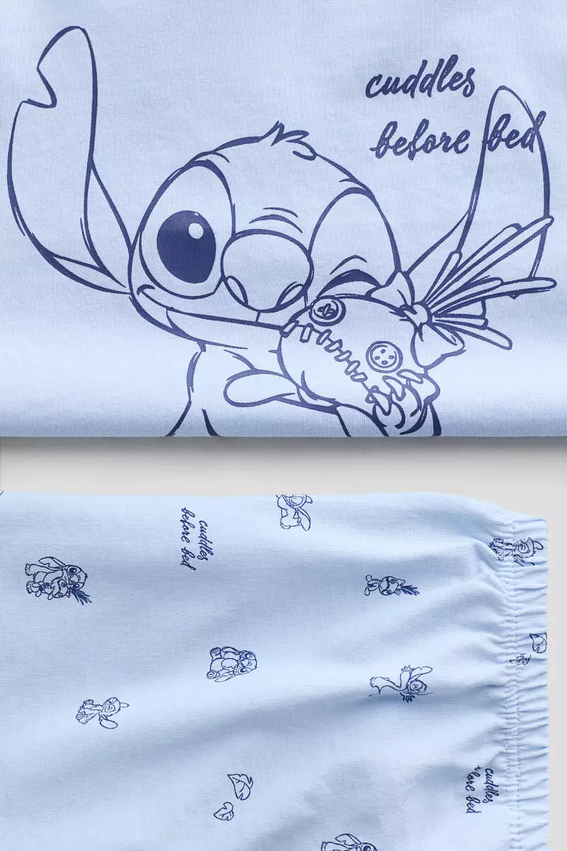 Printed cotton pyjamas