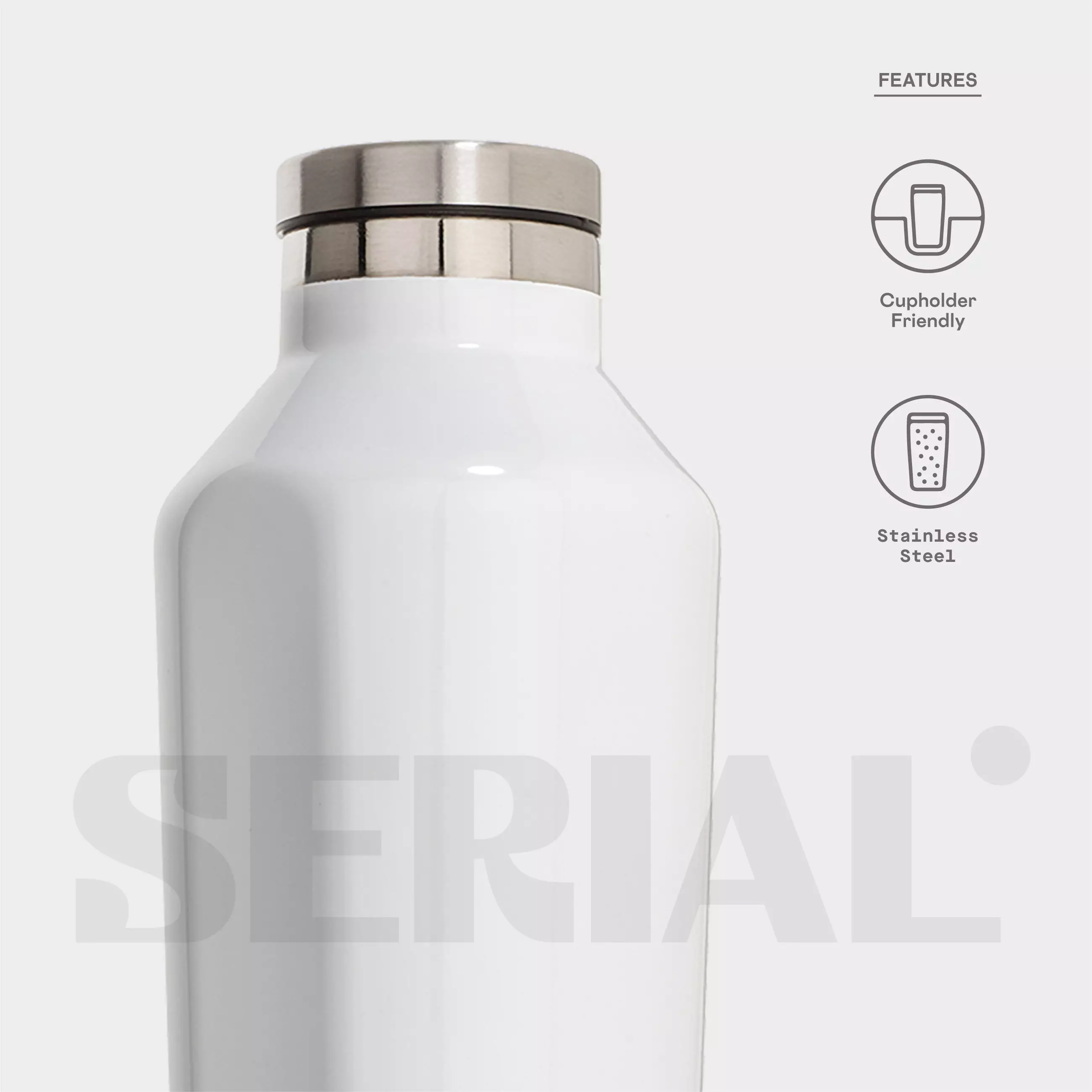 CORKCICLE® Canteen 9oz - Classic White